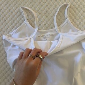 Beyond Yoga Classic White Cami
